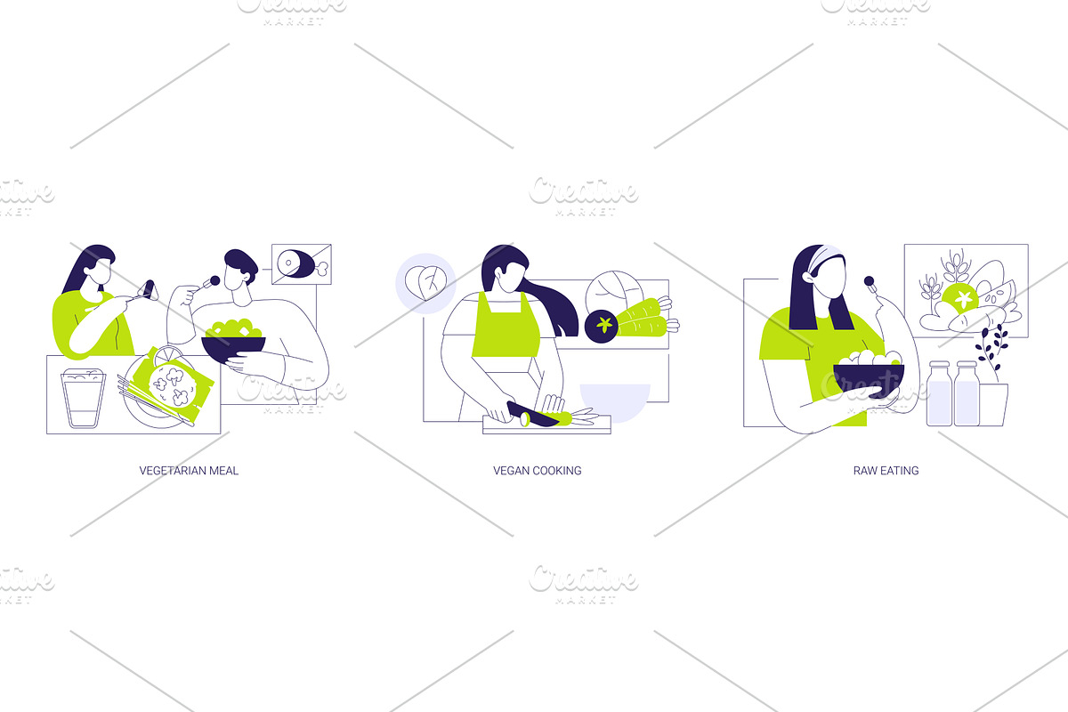 Nutrition plan isolated cartoon, a Person Illustration by Visual Generation