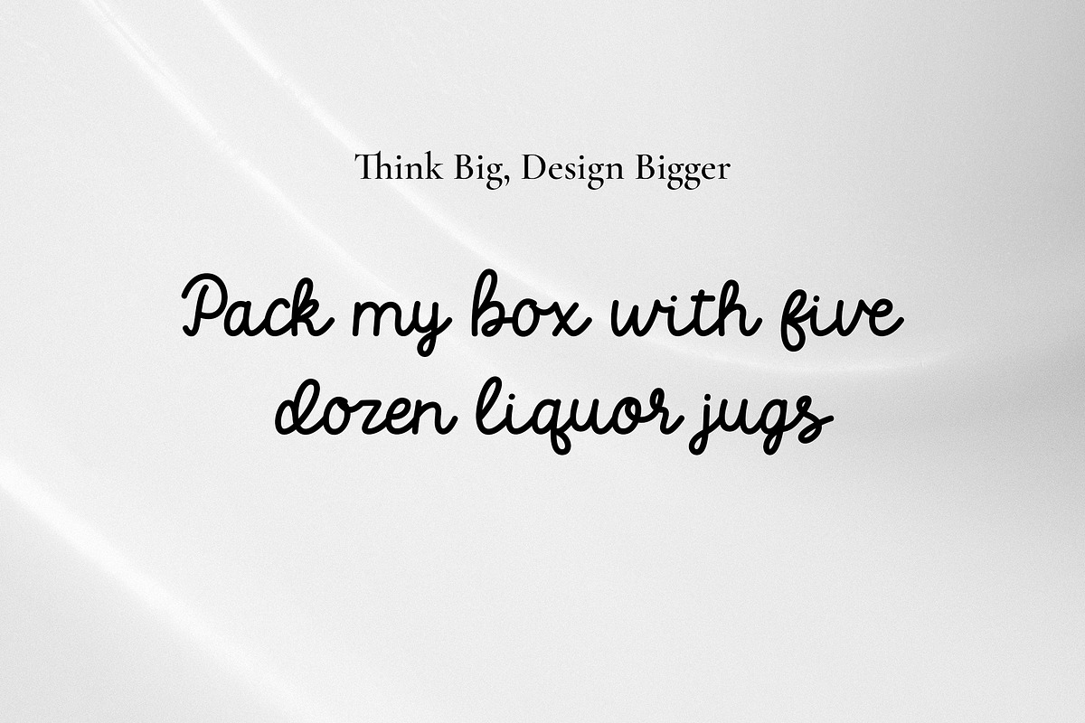 Alovoss - Monoline Script Font, a Script Font by Fontcastle (Photo 3 of 5)
