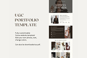 UGC Portfolio Canva Template, a Landing Page Template by Business Chic (Thumbnail 2 of 3)