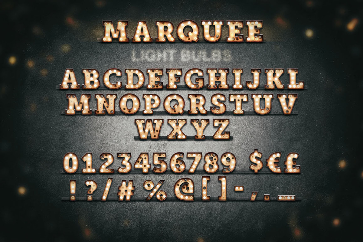 3 Light Bulbs 3D Letterings, a Graphic by TVartworks (Photo 2 of 12)