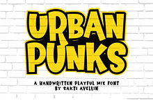 Urban Punks - Playful Mix Font
