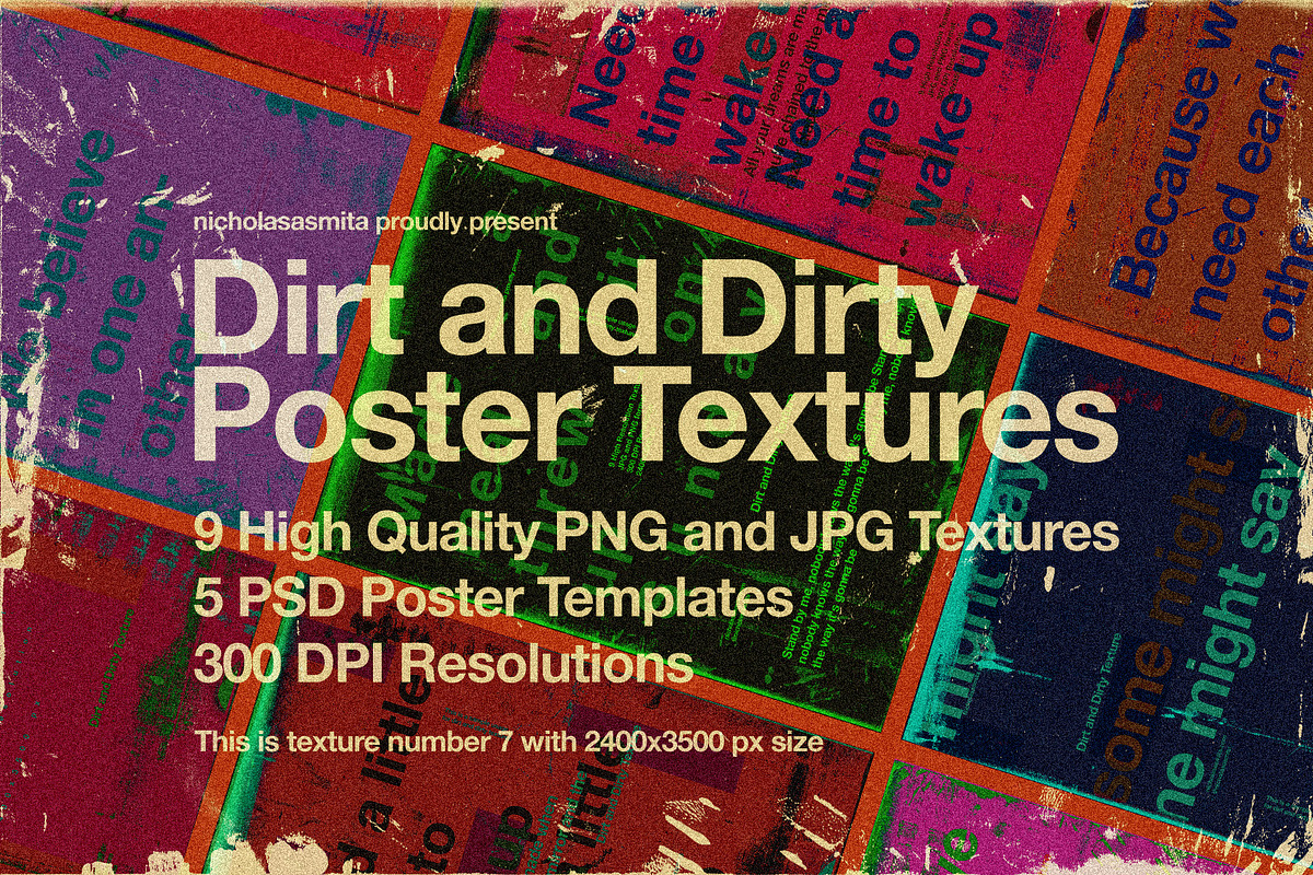 Dirt and Dirty Textures, a Texture Graphic by nicholasasmita (Photo 9 of 18)
