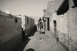 Backroad to Giza Pyramids