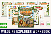 Wildlife Explorer Workbook, a Stationery Template by Designmela01 (Thumbnail 1 of 5)