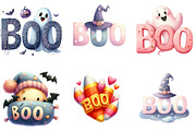 Cute Boo Halloween Sublimation, an Illustration by DreamArtGraphic (Thumbnail 4 of 4)