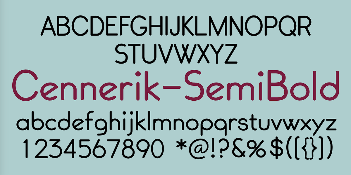 Cennerik, a Sans Serif Font by Ingrimayne Type (Photo 9 of 11)