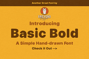 Basic Bold by Eric Pond Designs