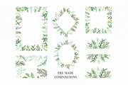 Elegant eucalyptus & fir branches, a Decorative Illustration by Kate Macate (Thumbnail 4 of 6)