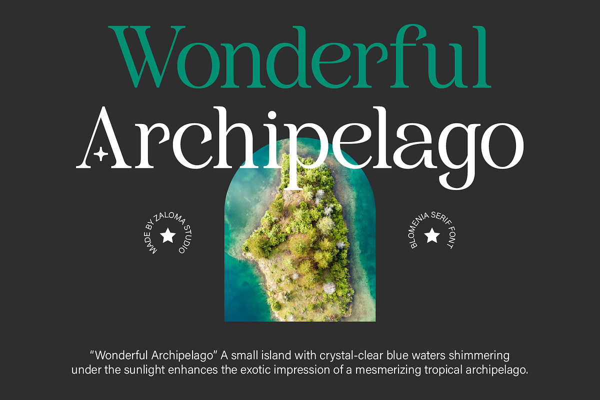 Blomenia, a Serif Font by Zaloma Studio (Photo 4 of 18)