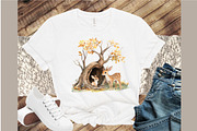 Woodland Forest Animals Friends Clip, an Illustration by Sublimation Artist (Thumbnail 4 of 6)