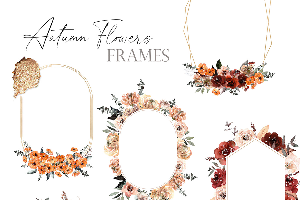Watercolor flower - Autumn Bohemian, an Illustration by Beigetime (Photo 6 of 10)