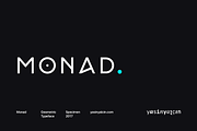 Monad Typeface, a Sans Serif Font by Yasin Yalçın (Thumbnail 1 of 6)