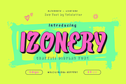 Izonery - Graffiti Font, a Handwritten Font by twinstd (Thumbnail 1 of 10)