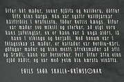 Fjolki | Lithic Typeface, a Blackletter Font by Drawwwn (Thumbnail 5 of 11)