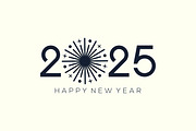 2025 Happy New Year design vector., a Branding & Logo Template by BARONSTD (Thumbnail 3 of 6)