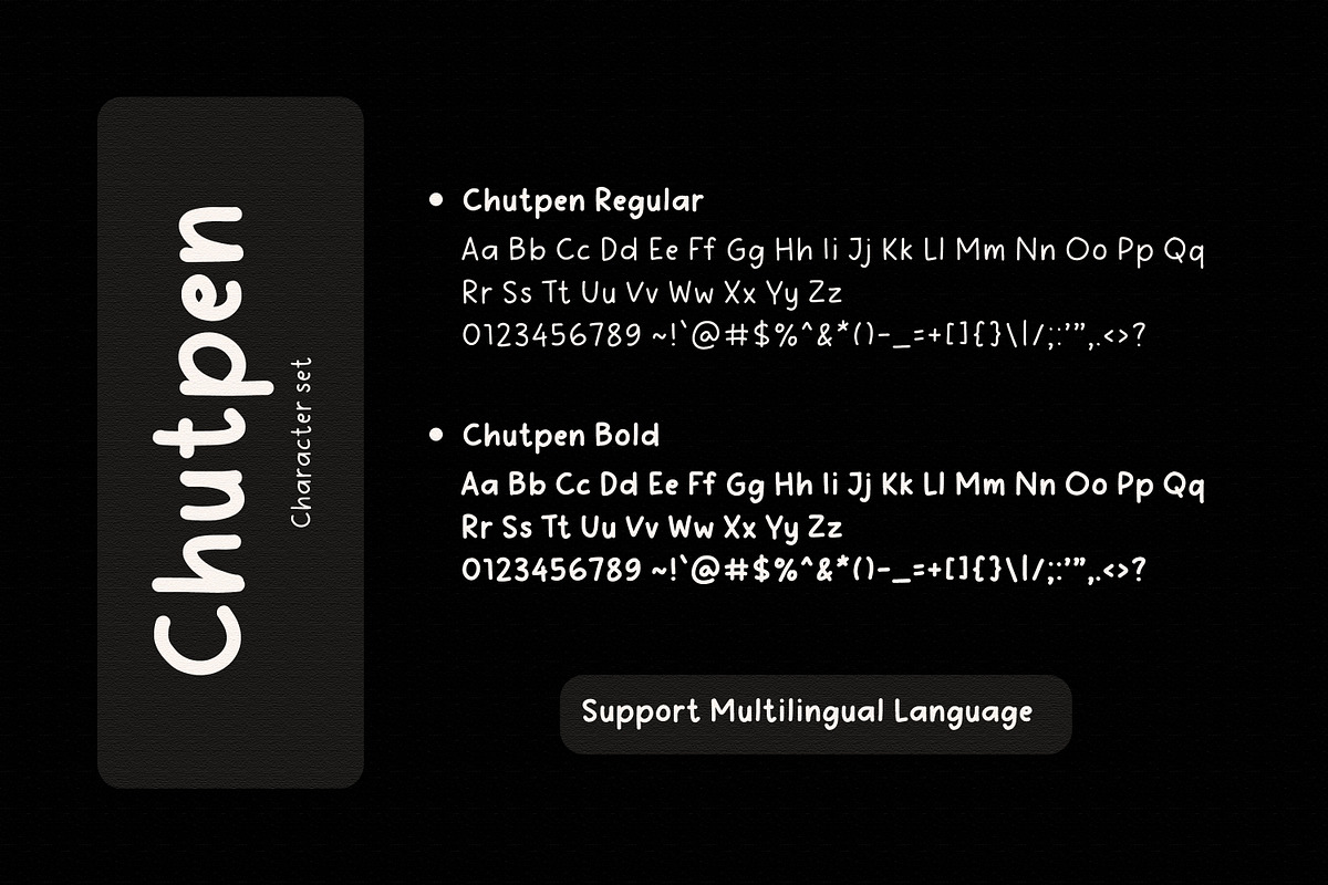 Chutpen - The Editorial Font, a Handwritten Font by Graphicfresh (Photo 6 of 7)