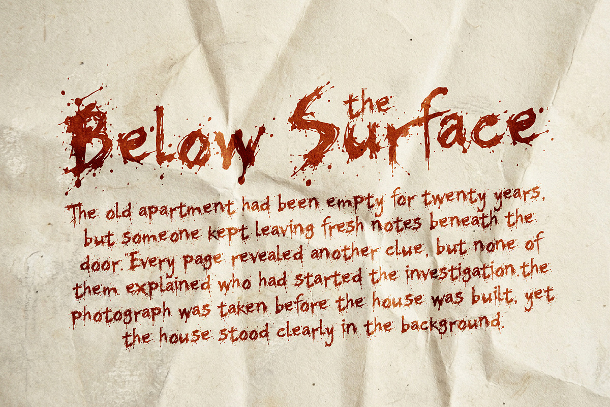 Pagestar Sidewalk mystery Grungetype, a Handwritten Font by HypeWorksCo (Photo 14 of 17)