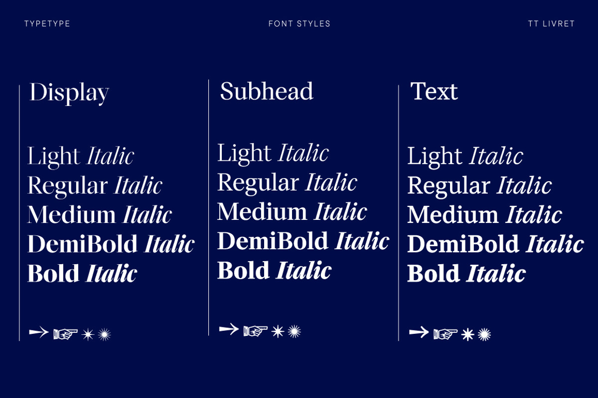 TT Livret, a Serif Font by TypeType (Photo 2 of 15)