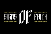 Signs of Faith - font, a Script Font by David is Creative (Thumbnail 1 of 4)