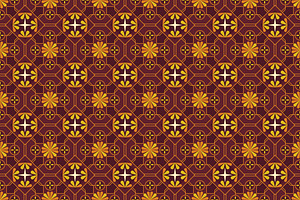 Vintage Ornamental Floral Pattern, a Pattern Graphic by Mightyfire