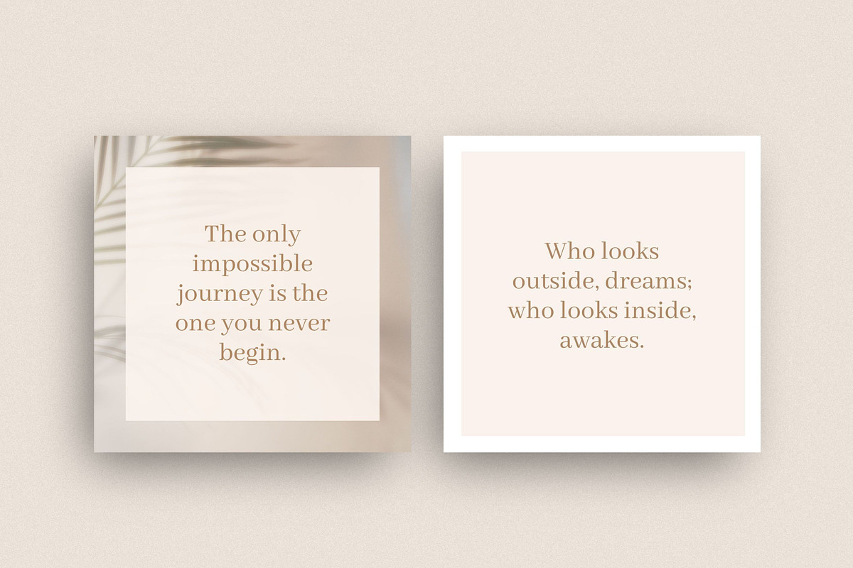 Life Coach Quote Templates for Canva, a Social Media Template by DeeBeeDesign (Photo 4 of 9)