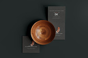 Folded Square Business Card Mockups, a Print Template by pmvch (Thumbnail 8 of 20)