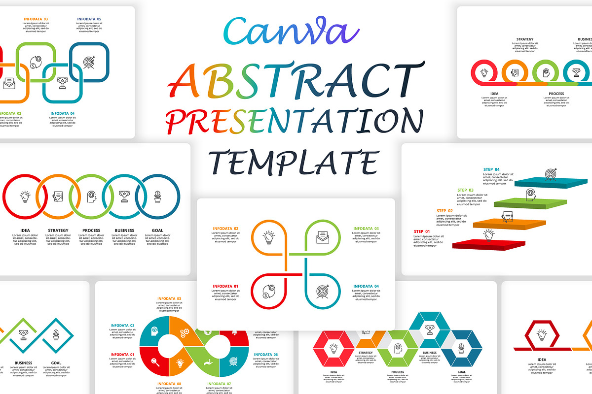 Mega Set Canva Presentation Template, a Presentation Template by Infographics project (Photo 3 of 30)