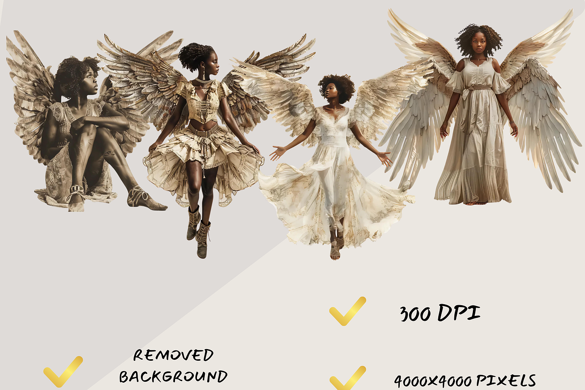 REALISTIC FAIRIES AND CREATURES PACK, a Person Illustration by Daring Digies (Photo 7 of 10)