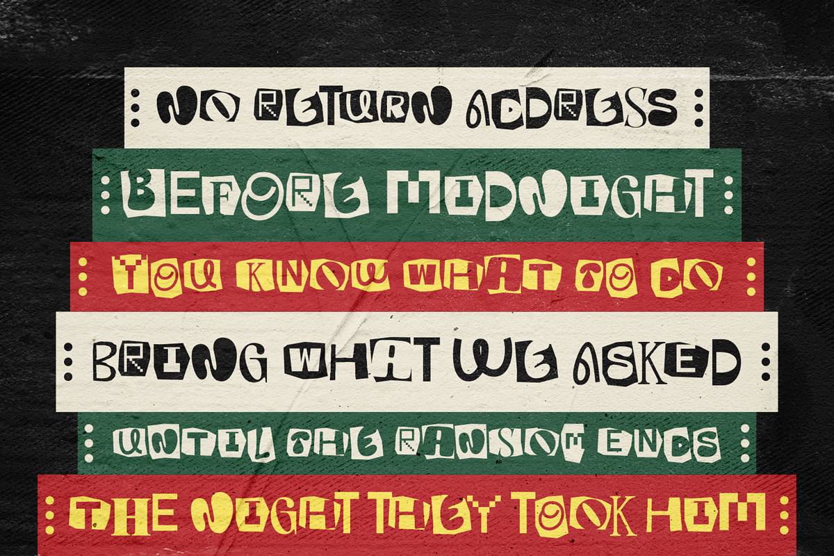 Chaos Reality – Experimental Font, a Handwritten Font by shineink.designlab (Photo 4 of 12)