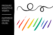Bangin' Brushes - 172 Vector Brushes, a Brush Add-On by Linepup Design Co. (Thumbnail 2 of 3)