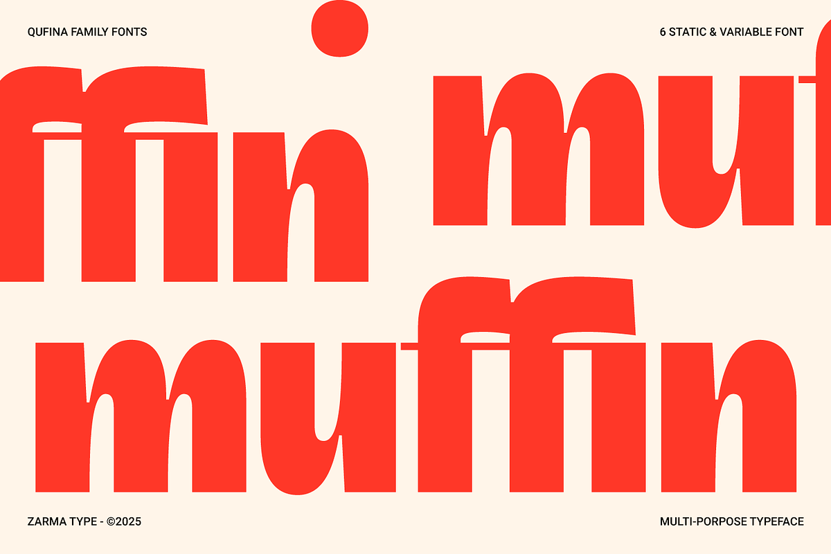 Qufina - Modern Sans Serif Font, a Sans Serif Font by Zarma Type (Photo 4 of 14)