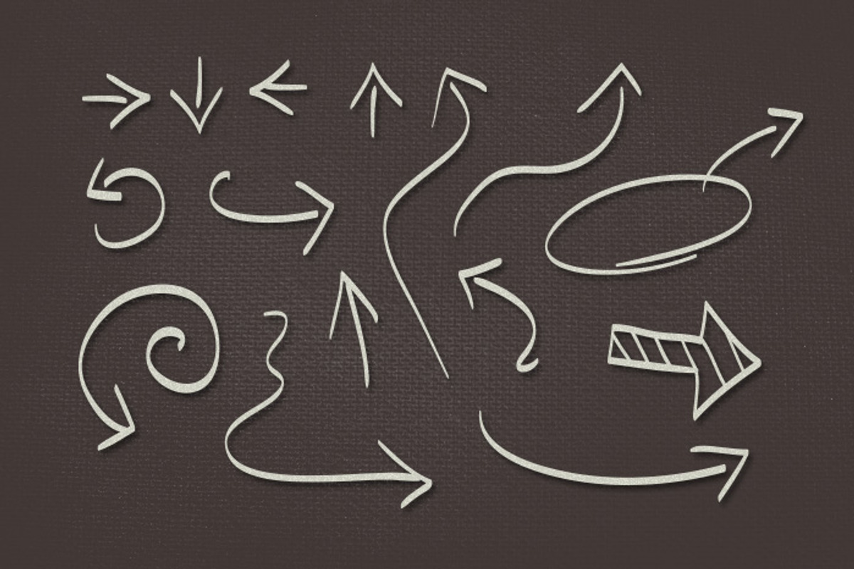 Hand Drawn Arrows preview 3