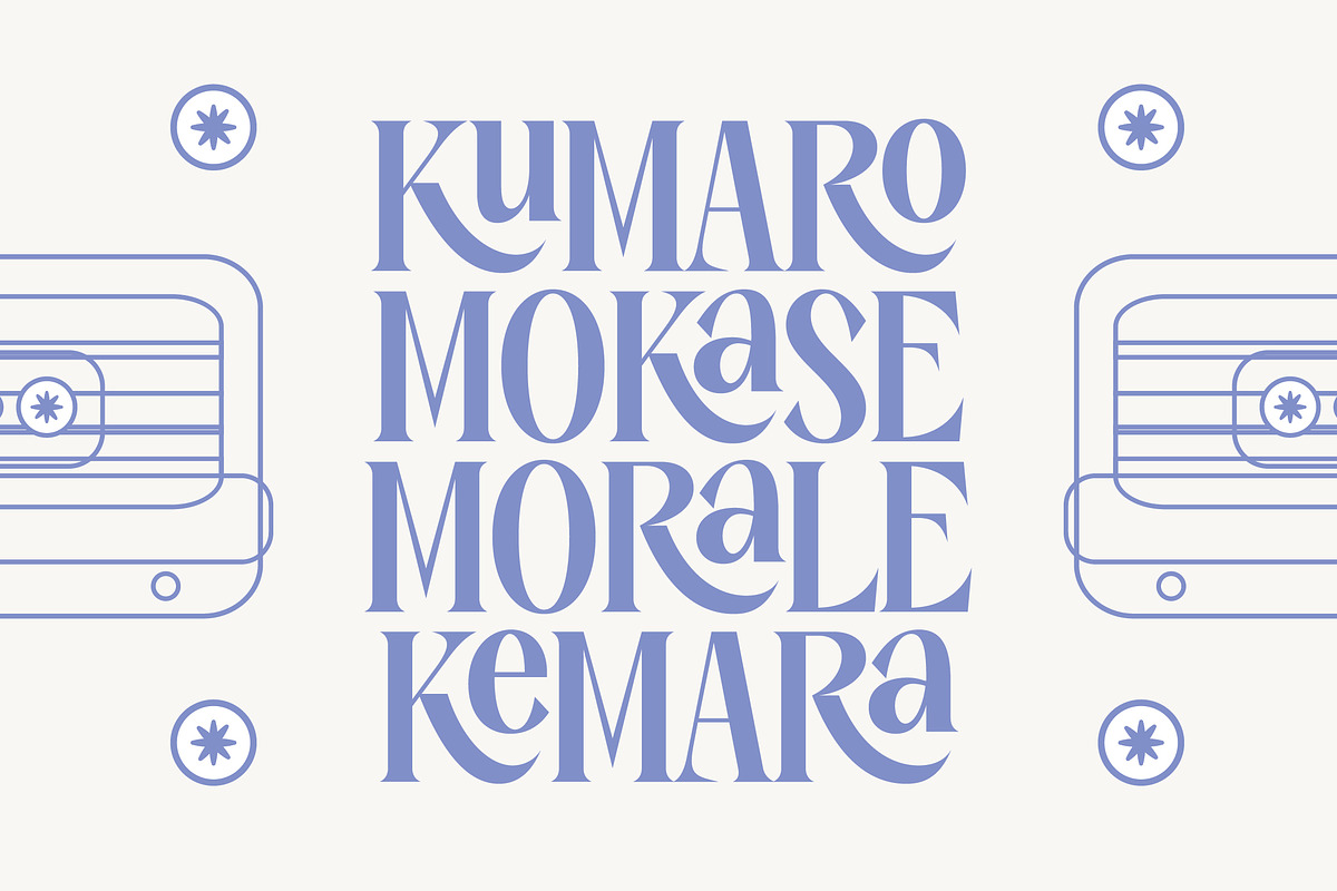 Kenora Groovy Retro Serif Font, a Serif Font by timelesstype.co (Photo 6 of 20)