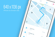 Flat UI Pack 1, an iPhone Mockup by Vectorminator (Thumbnail 3 of 20)
