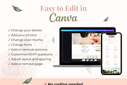 Pink Rose Wedding Website Invitation, a Landing Page Template by Everyday Perfection (Thumbnail 5 of 10)