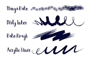 Photoshop Inking Brushes preview 2