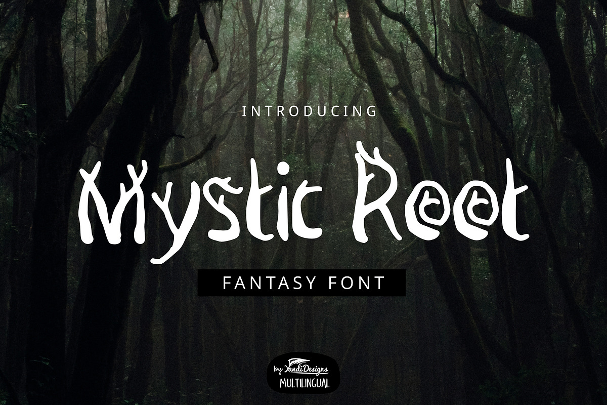 Mystic Root Font, a Symbol Font by YandiDesigns (Photo 1 of 4)