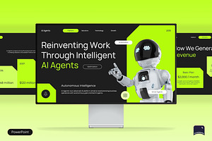 AI Agentic Business Proposal, a Presentation Template by Claymoon Lab