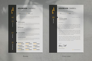 Minimalist Resume Template Vol. 5