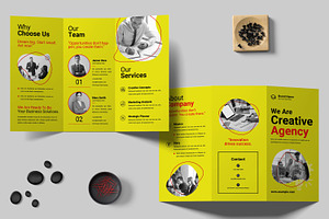 Creative Trifold Brochure Layout, a Brochure Template by ContestDesign