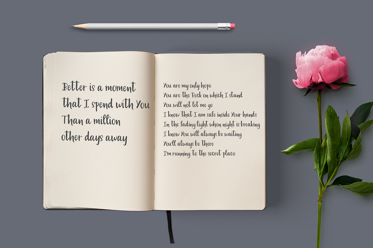 Awakening | Handwritten Font preview 7