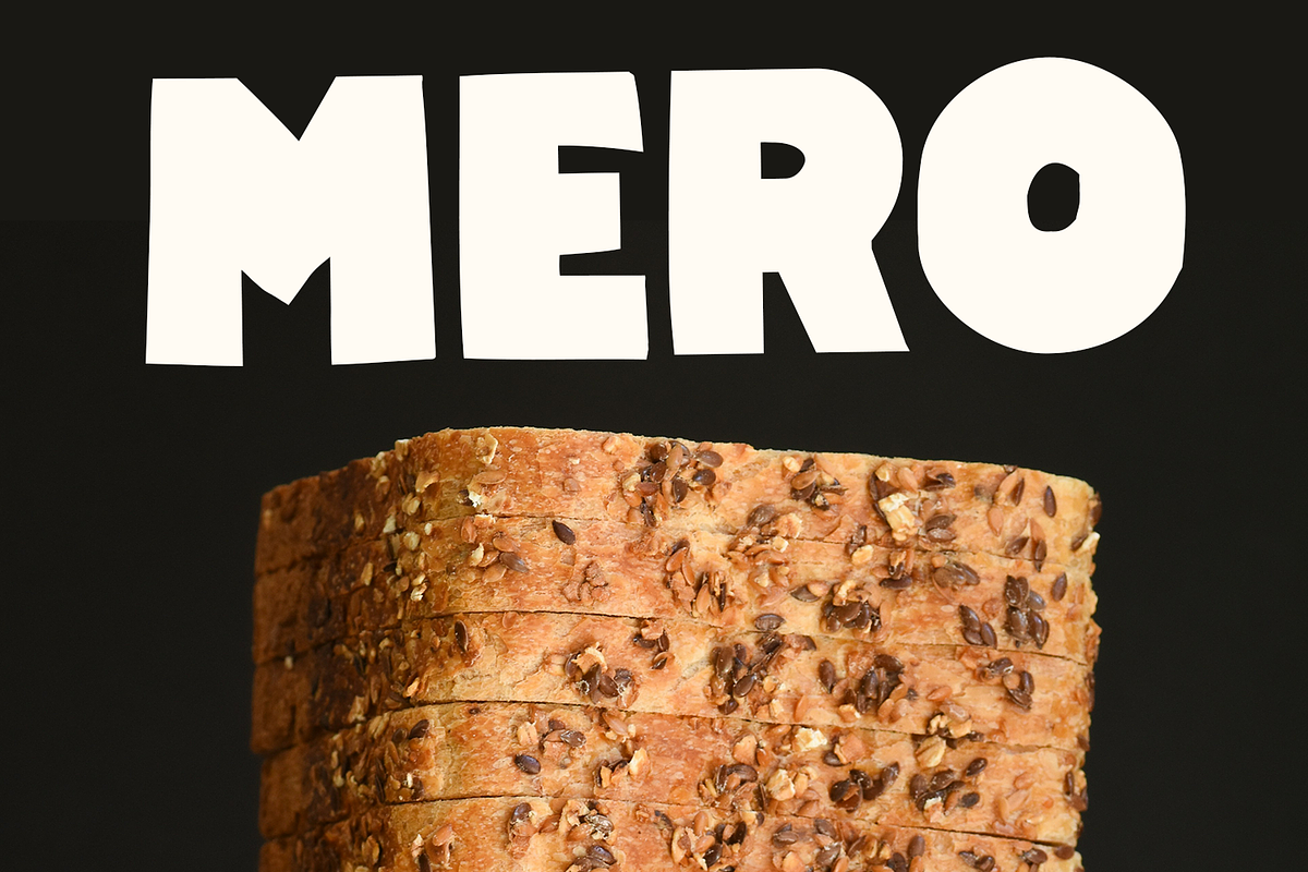 Bread Dough Bold Display Font, a Handwritten Font by Viswell (Photo 10 of 11)