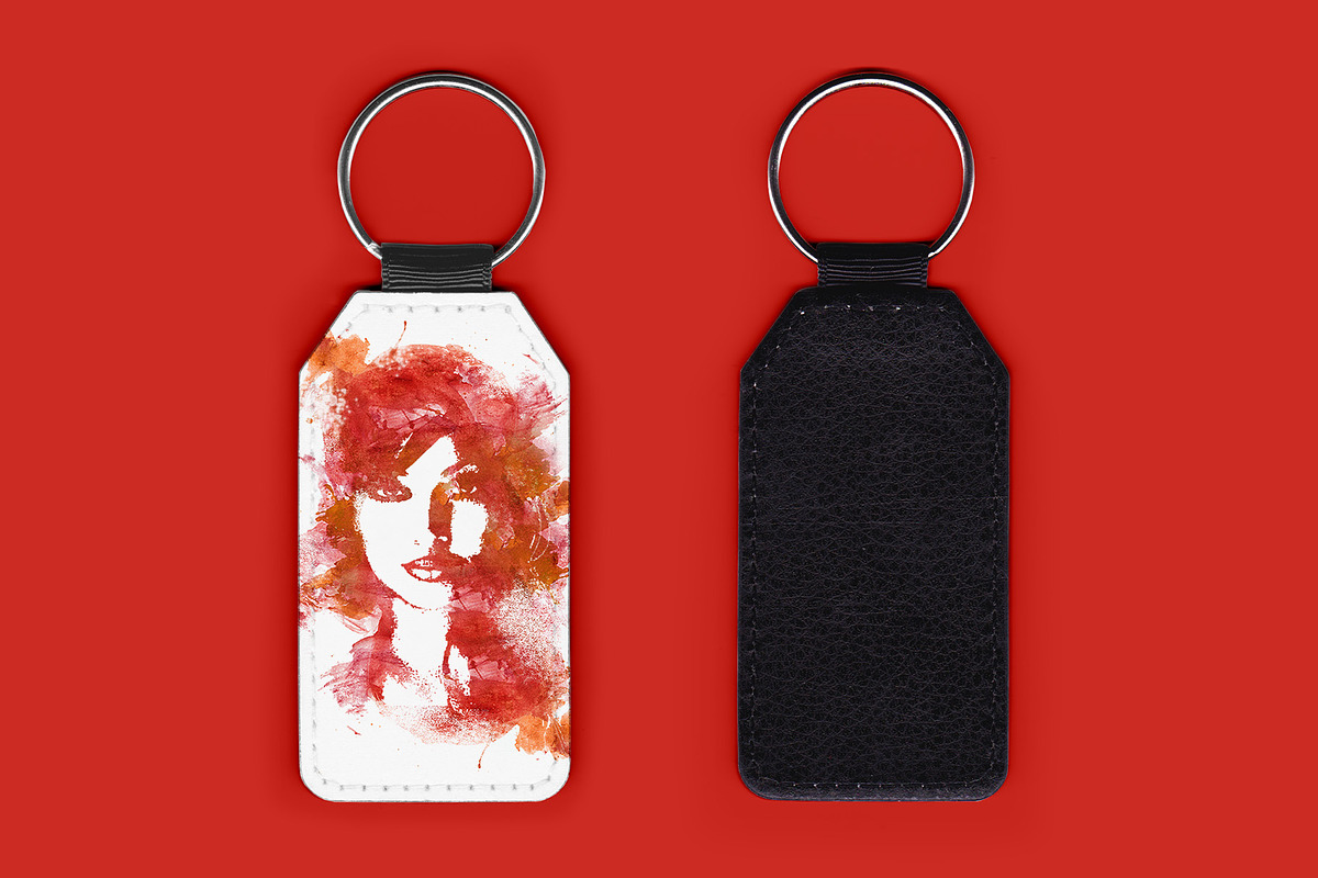 Keychains Mockup & Template, a Product Mockup by Mark Anthony Media (Photo 3 of 4)