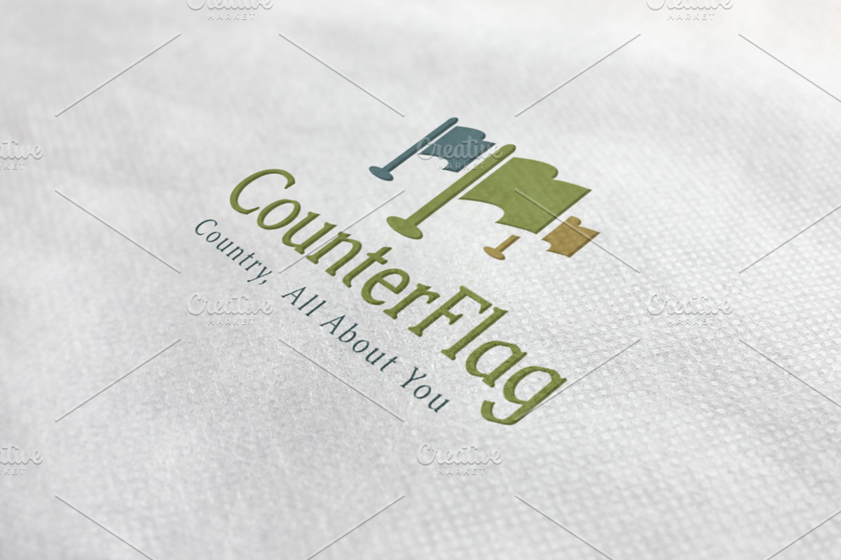 Flag Counter Logo, a Branding & Logo Template by ArtFusion