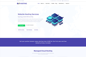 LT Hosting WordPress Theme