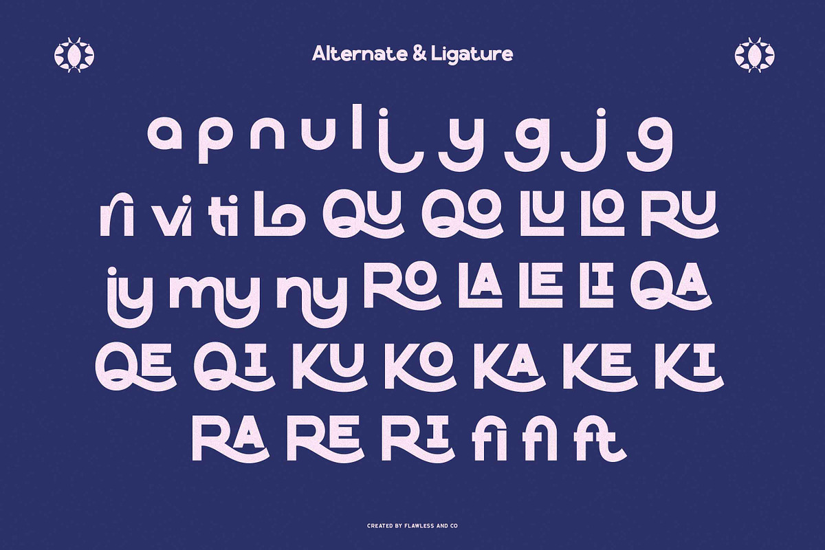 Queliru - Sans Serif Display Font, a Sans Serif Font by Flawless And Co (Photo 10 of 10)