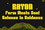 RAYON, a Sans Serif Font by Pinisi ART (Thumbnail 9 of 10)