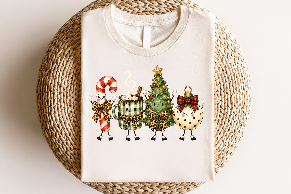 Christmas Doodles Characters PNG, a Seasonal Illustration by CraftArtStudio (Photo 4 of 4)