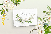 White peonies, a Decorative Illustration by Vasmila (Thumbnail 9 of 9)