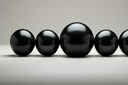 41 Black spheres illustrations, an Object Illustration by Handmadefont (Thumbnail 40 of 41)